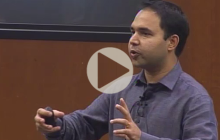 Varun Rai speaks at UT Energy Symposium