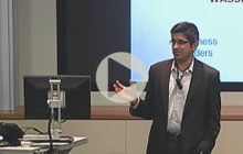 Richie Ahuja speaks at UT Energy Symposium