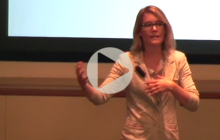 Jessika Trancik speaks at UT Energy Symposium